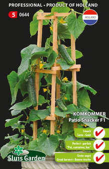 Komkommer zaden kopen, Patio Snacker F1 (PRO) | Moestuinland