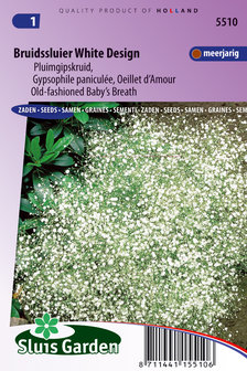 gipskruid zaden kopen, White Design Bruidssluier | Moestuinland