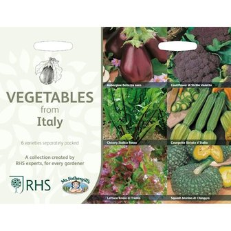 Italiaanse groenten zaden kopen, Collectie van 6 soorten | Moestuinland