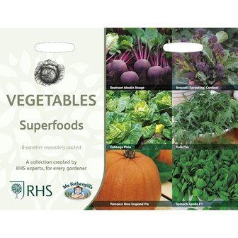 Superfood groenten kopen, RHS Collectie van 6 | Moestuinland