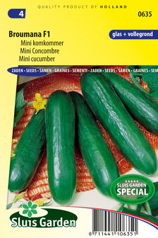 Komkommer zaden kopen, Broumada F1 (Mini) | Moestuinland