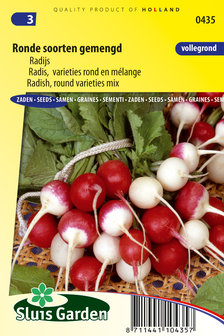 Radijs zaden kopen, Ronde soorten gemengd mix | Moestuinland
