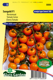Tomaten zaden kopen, Oranje tomaat Sungold F1 | Moestuinland