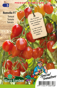 tomaat zaden kopen, romello f1 bij moestuinland