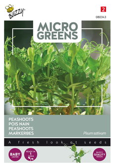 Peashoots zaden kopen, Peulen Micro Greens | Moestuinland