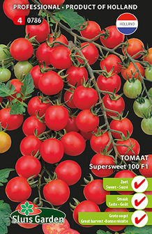 Tomaat zaden kopen, Supersweet 100 F1 | Moestuinland