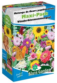 Vlinderbloemen zaden kopen, Maxi-pack (100 gram) bloemenmengsel | Moestuinland
