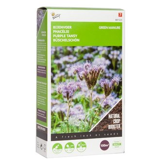 Phacelia zaden kopen, Groenbemester Bijenvoer (100 gram) | Moestuinland