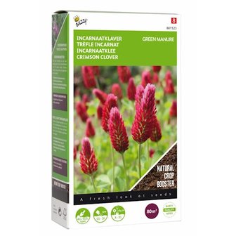 Incarnaatklaver zaden kopen, Groenbemester (200 gram) | Moestuinland
