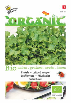 Biologische sla zaden kopen, Pluksla Salad Bowl groente | Moestuinland