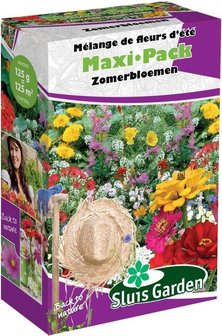 Zomerbloemen mengsel zaden kopen, Maxi-Pack 125 gram Sluisgarden | Moestuinland