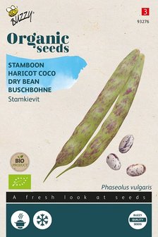 Stamkookboon stamkievit kievit zaden kopen, biologisch bio kookboon bonen | Moestuinland