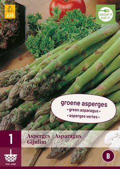 Groene asperge klauw wortelstok kopen, Asparagus Groen Gijnlim | Moestuinland