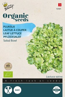 Biologische sla zaden kopen, Bio green salad bowl kopen | Moestuinland