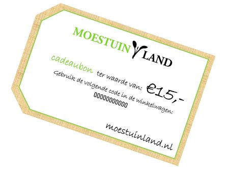 Cadeaubon Moestuinland.nl