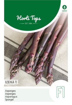 Paarse asperge zaden kopen, Asparagus officinalis Albenga F1 | Moestuinland