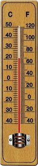 Houten thermometer kopen van hout | Moestuinland
