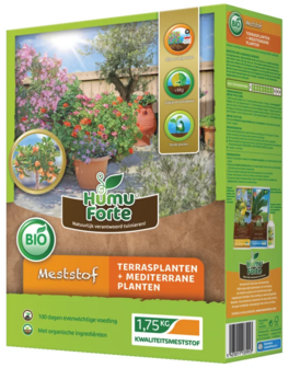 Biologische meststof kopen mediterrane planten terrasplanten 1,75 kg | moestuinland