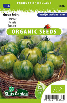 Tomaat zaden kopen, Green Zebra Improved | Moestuinland