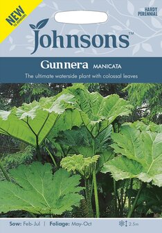 Mammoetblad zaden kopen, Gunnera manicata | Moestuinland