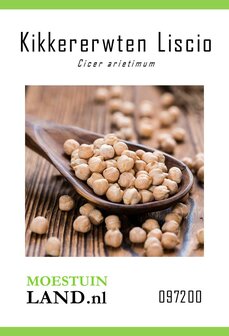 Kikkererwt zaden, Kekererwten Sisser BIO (Cicer arietimum) | Moestuinland