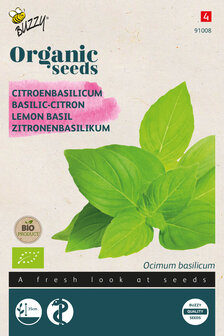 Citroenbasilicum zaden kopen biologische, Basilicum citroensmaak | Moestuinland