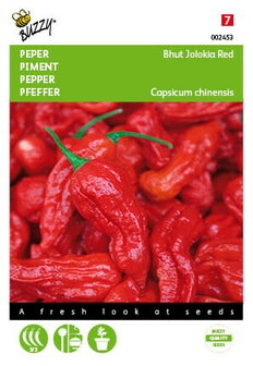 Peper zaden kopen, Bhut Jolokia Red | Moestuinland