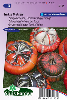 Pompoen zaden kopen, Turkse Muts | Moestuinland