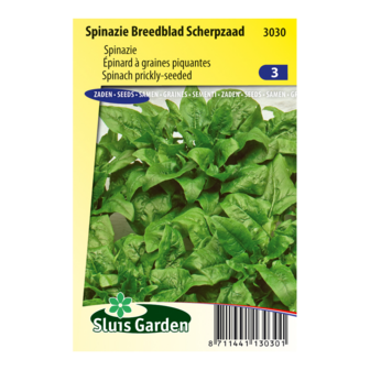 Spinazie zaden kopen, Breedblad Scherpzaad | Moestuinland