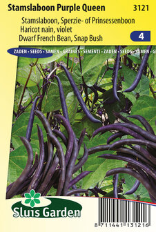 Bonen zaden, Stamslaboon Purple Queen | Moestuinland