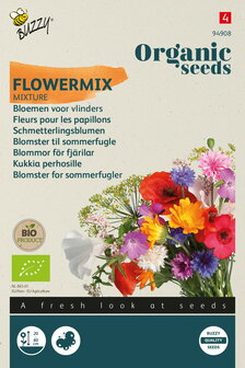 Bloemenmengsel zaden kopen, Vlindermengsel (BIO) | Moestuinland