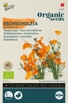 Slaapmutsje zaden kopen, Biologische Eschscholzia aurantiaca (BIO) | Moestuinland