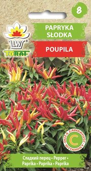 Zoete peper zaden kopen, Poupila sierpeper | Moestuinland