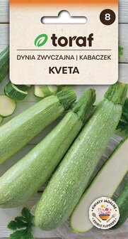 Libanese courgette zaad bestellen, Kveta lichtgroene courgettes | Moestuinland.nl