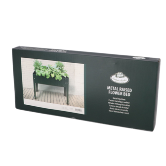 Verpakking omdoos kweekbak grijs, als cadeau te geven | Moestuinland.nl