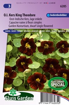 Oost-Indische kers zaden kopen, King Theodore (bruin/zwart) | Moestuinland.nl