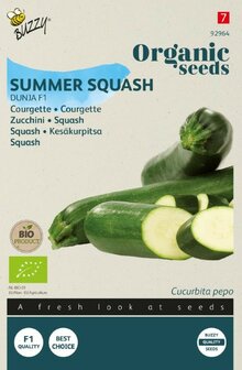 Biologische courgette zaden kopen, Partenon F1 zaad | Moestuinland