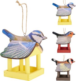 Vogelvoederhuisje kopen in de vorm van een vogel! | Moestuinland.nl