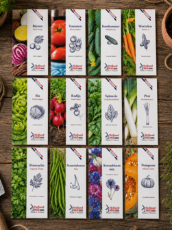 Zadenpakket kopen voor de startende moestuinder! | Moestuinland.nl