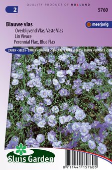 Vlas zaden kopen, Blauwe Vlas (Linum) - BIO | Moestuinland