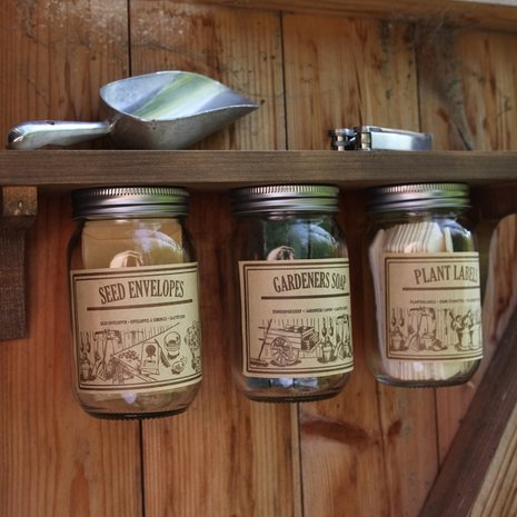 Opa's berghok plankje kopen cadeau cadeauset | Moestuinland