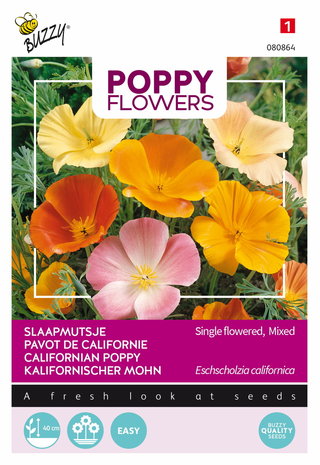 Slaapmutsje zaden kopen, Eschscholzia californica | Moestuinland