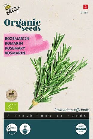 Biologische rozemarijn zaden kopen, Rosemary bio | Moestuinland