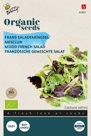 Frans salademengsel zaden kopen, Biologisch | Moestuinland