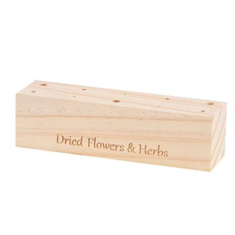 Blokje hout voor gedroogde bloemen kopen  | Moestuinalnd