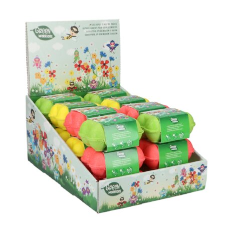 Grow it Green Warrirors egg box zaadbom | Moestuinland