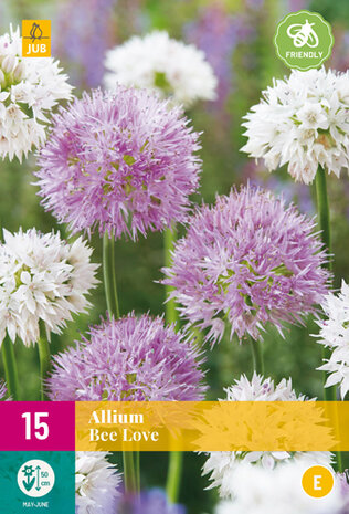 Allium Bee Love bloembollen kopen, Roze en witte Alliums | Moestuinland