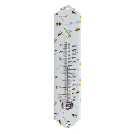 Thermometer kopen in Celcius en Fahrenheit, Bijenprint | Moestuinland