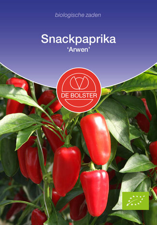 Snackpaprika zaad zaden kopen, Arwen (BIOLOGISCH) | Moestuinland