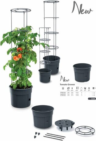 Onderdelen van de tomaten kweekpot | Moestuinland.nl